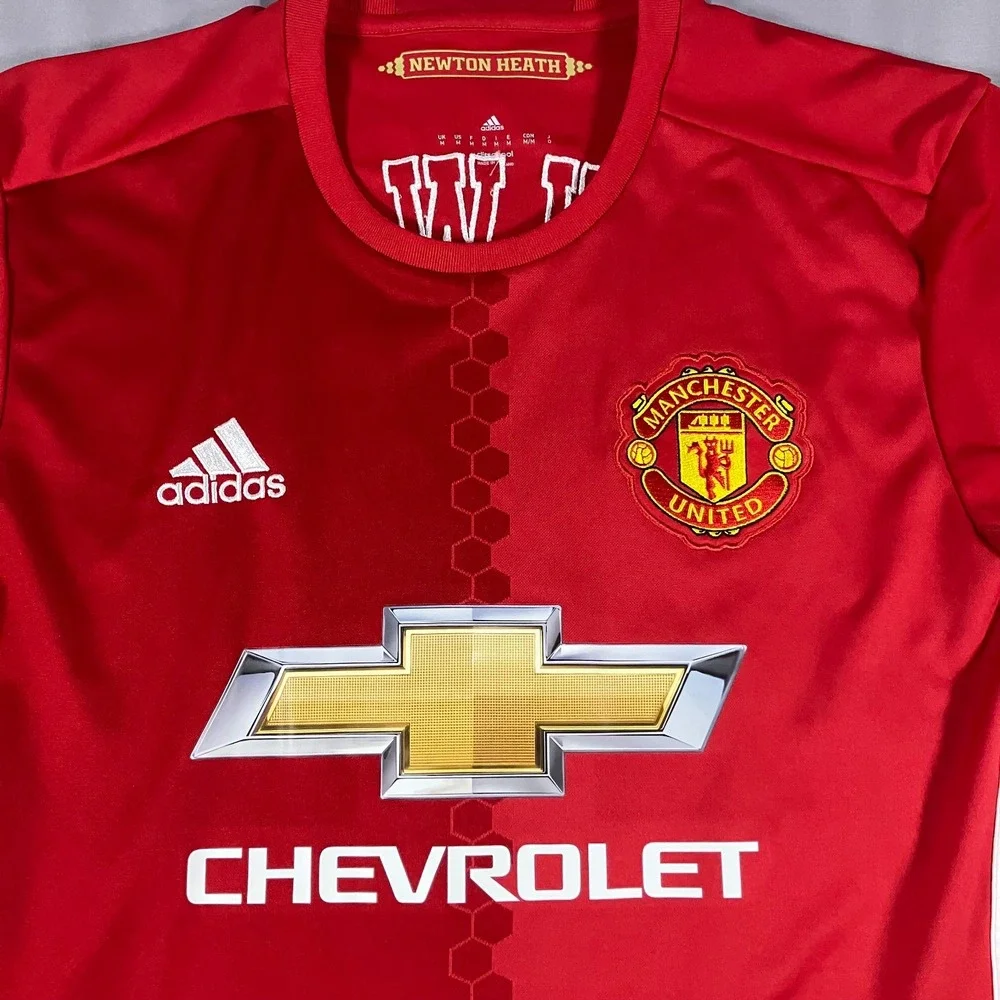 Adidas‎ Manchester United Men's Medium Red Soccer Jersey Newton Heath